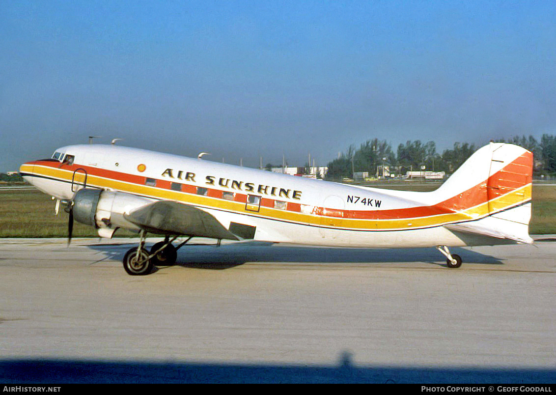 Aircraft Photo of N74KW | Douglas DC-3A | Air Sunshine | AirHistory.net #171865