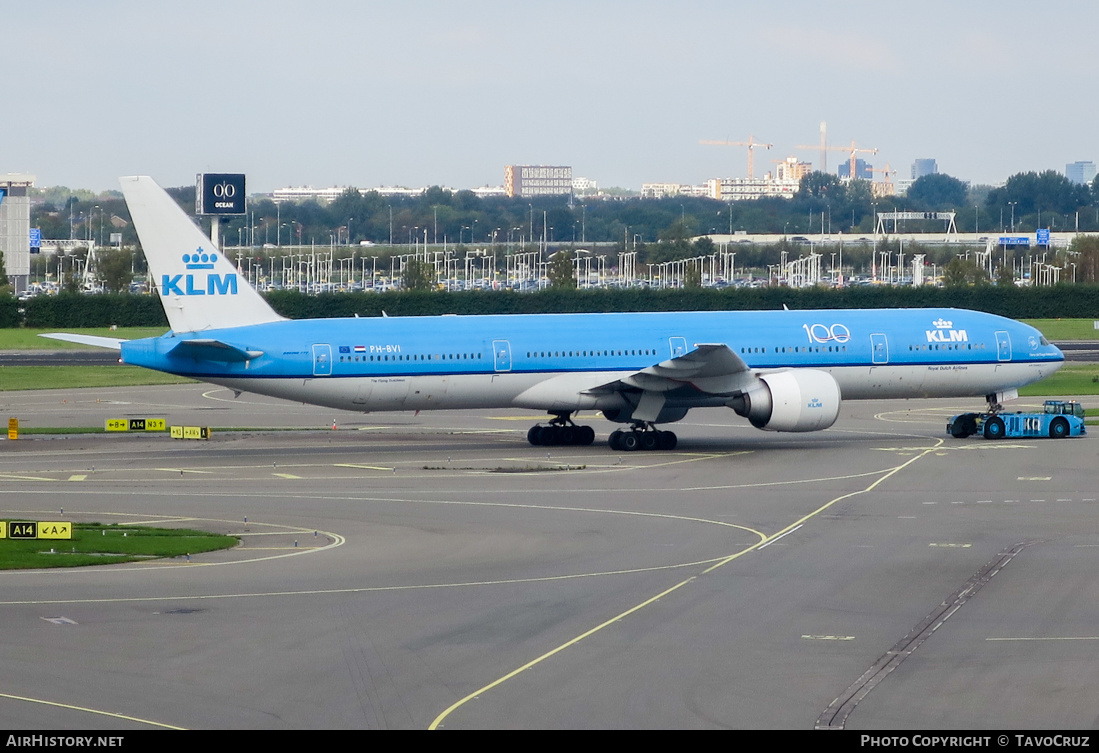 Aircraft Photo of PH-BVI | Boeing 777-306/ER | KLM - Royal Dutch Airlines | AirHistory.net #171882