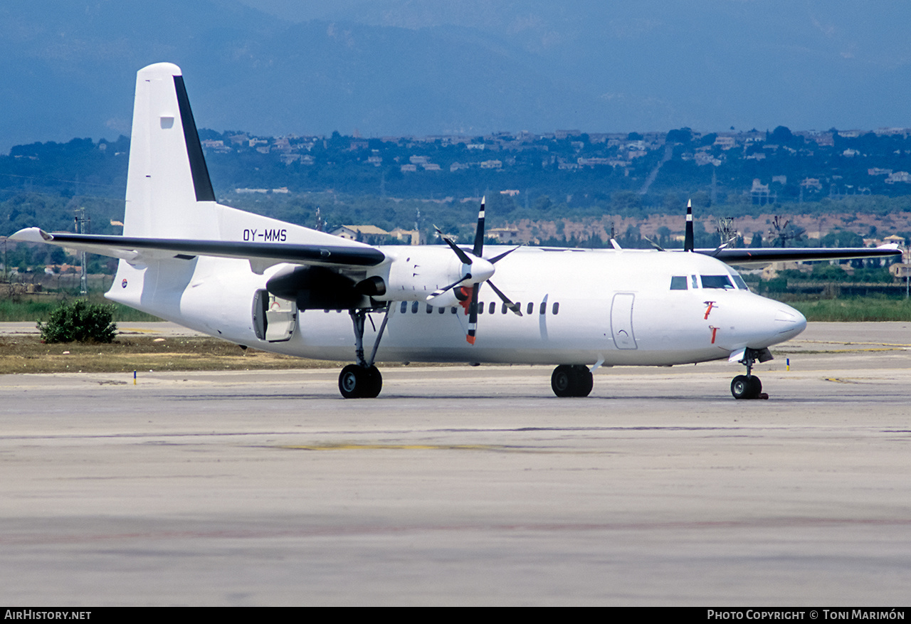 Aircraft Photo of OY-MMS | Fokker 50 | Newair Airservice | AirHistory.net #171892