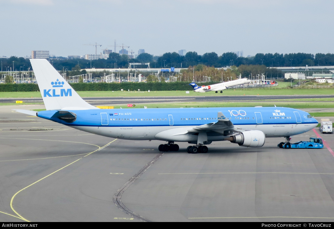 Aircraft Photo of PH-AOD | Airbus A330-203 | KLM - Royal Dutch Airlines | AirHistory.net #171895