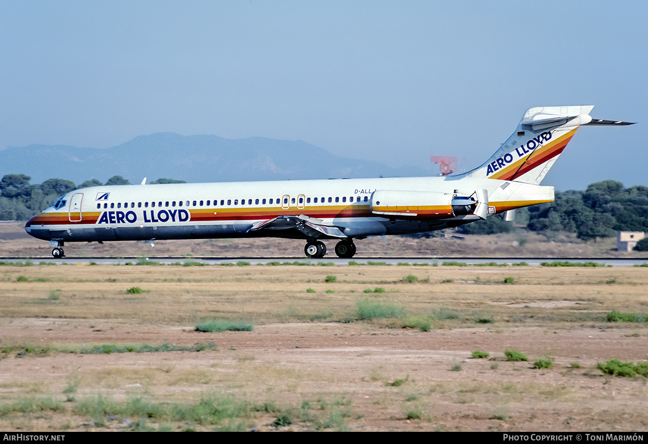 Aircraft Photo of D-ALLJ | McDonnell Douglas MD-87 (DC-9-87) | Aero Lloyd | AirHistory.net #171896