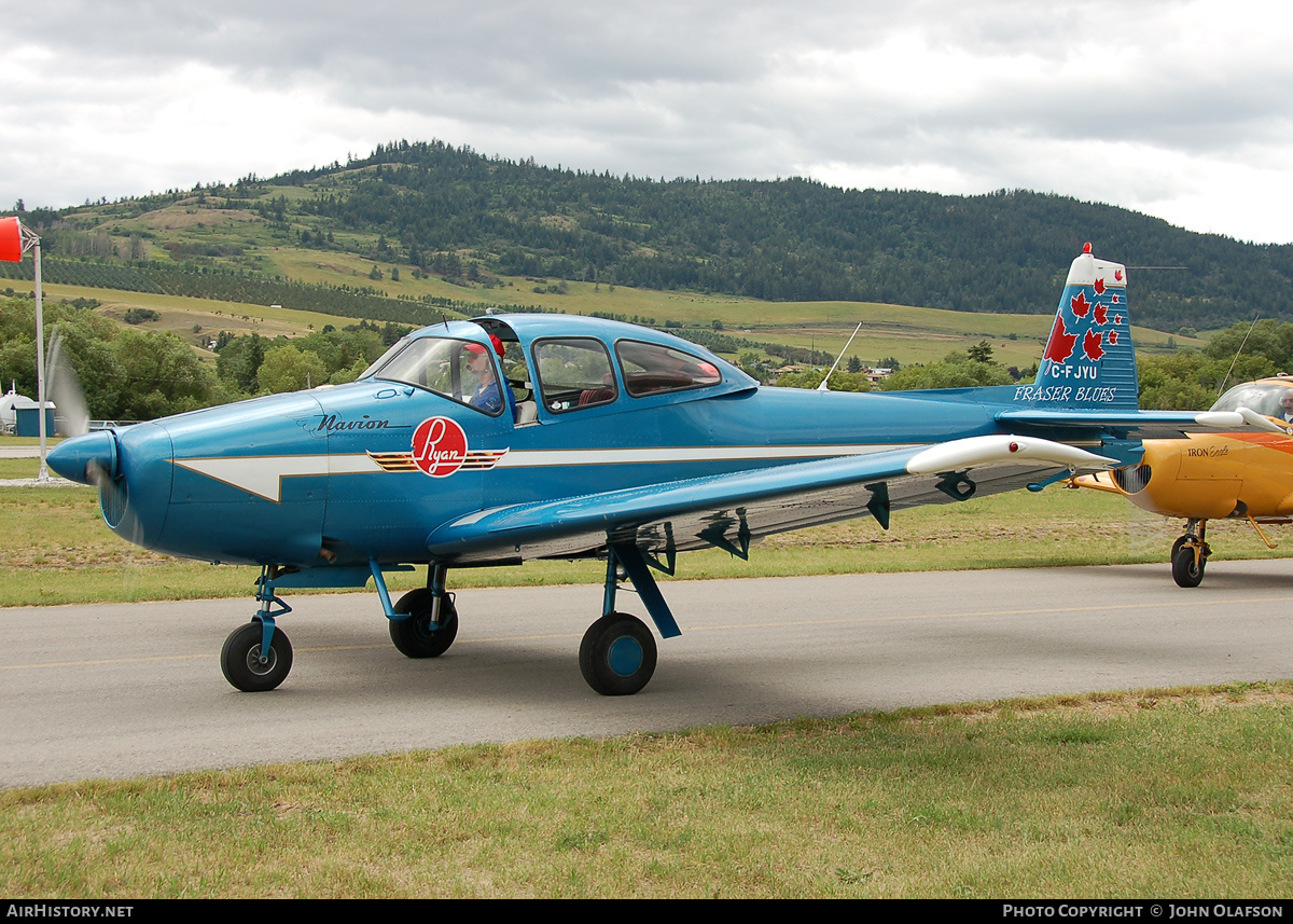 Aircraft Photo of C-FJYU | Ryan Navion | Fraser Blues Formation Team | AirHistory.net #171934
