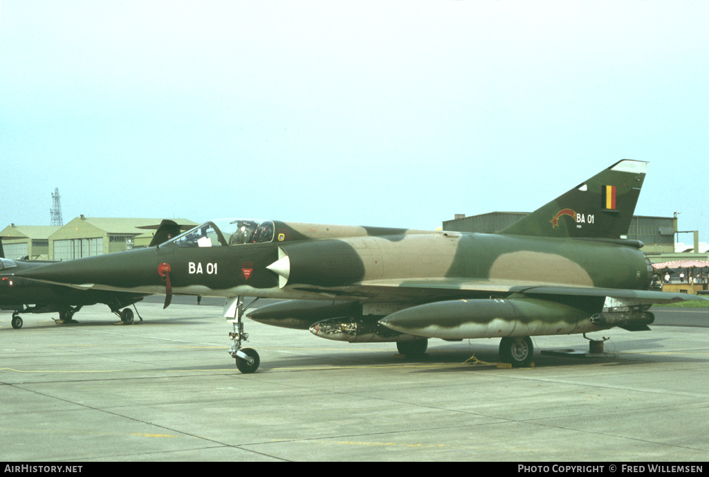 Aircraft Photo of BA01 | Dassault Mirage 5BA | Belgium - Air Force | AirHistory.net #171953