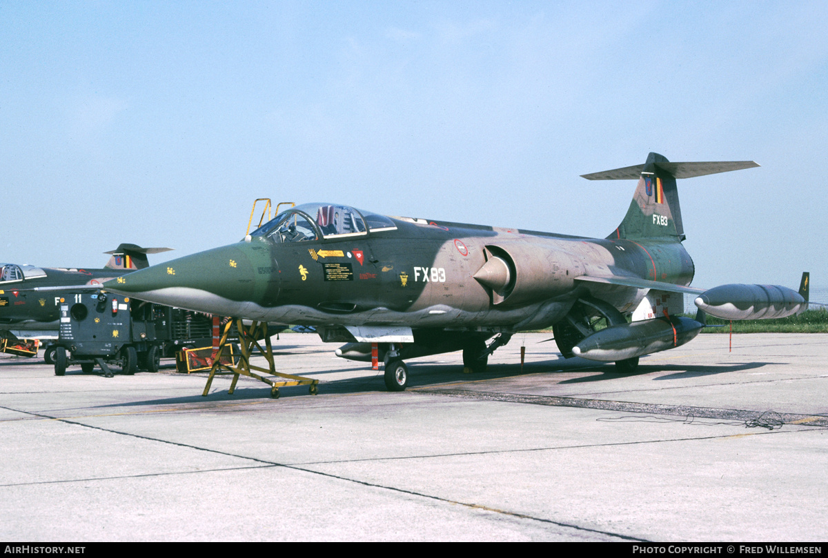 Aircraft Photo of FX83 | Lockheed F-104G Starfighter | Belgium - Air Force | AirHistory.net #171955