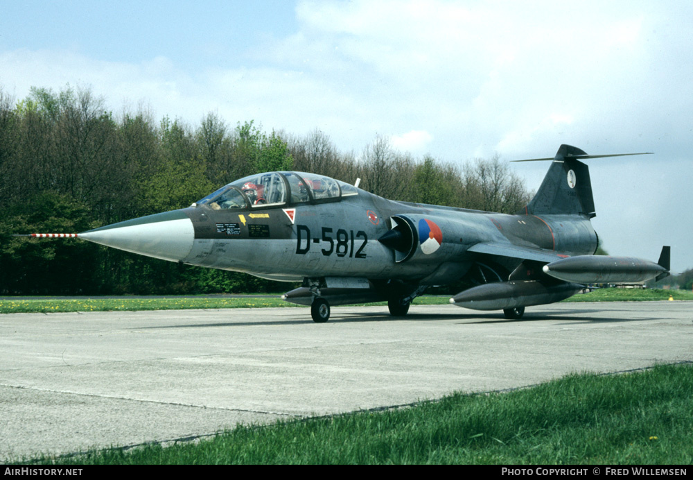 Aircraft Photo of D-5812 | Lockheed TF-104G Starfighter | Netherlands - Air Force | AirHistory.net #171959