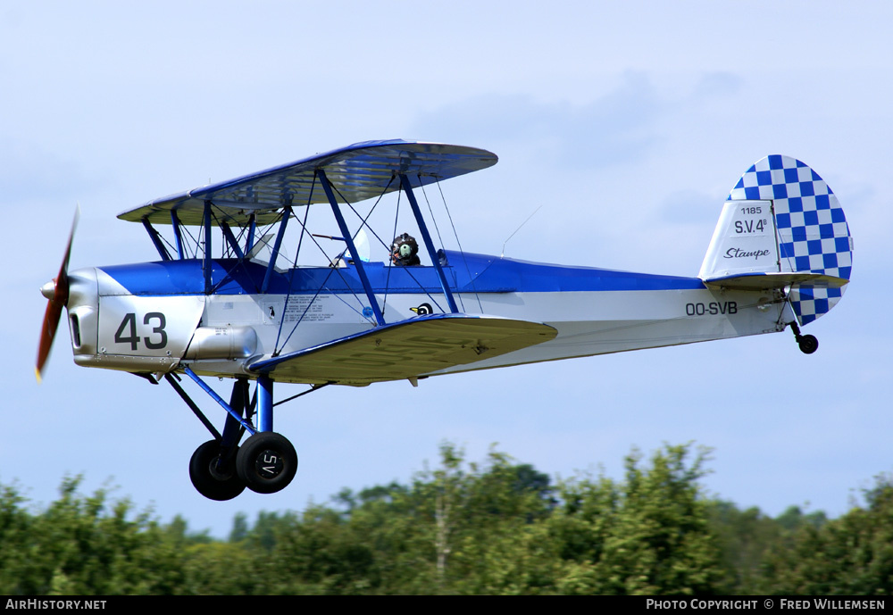 Aircraft Photo of OO-SVB | Stampe-Vertongen SV-4B | AirHistory.net #171961