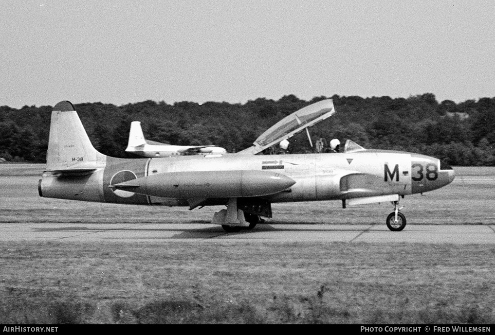 Aircraft Photo of M-38 | Lockheed T-33A | Netherlands - Air Force | AirHistory.net #171977