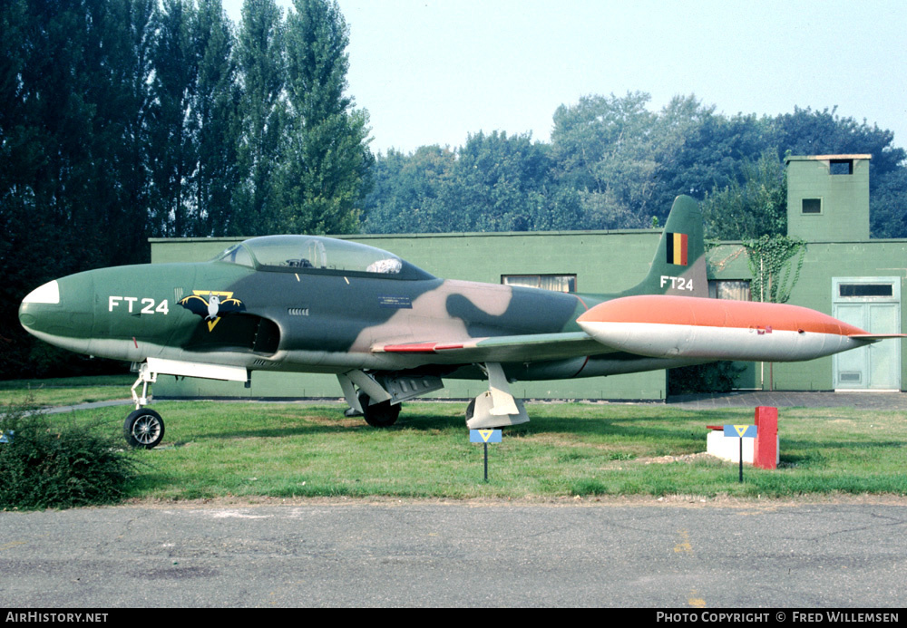 Aircraft Photo of FT24 | Lockheed T-33A | Belgium - Air Force | AirHistory.net #171978