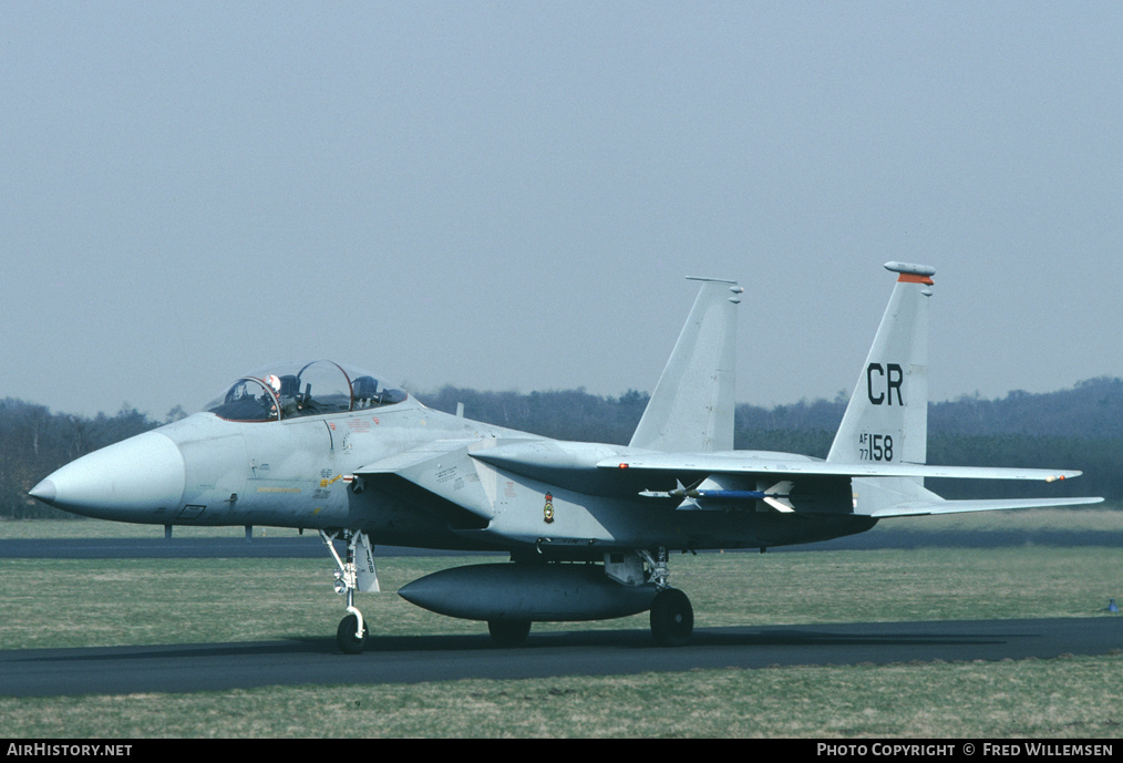 Aircraft Photo of 77-0158 / AF77-158 | McDonnell Douglas F-15B Eagle | USA - Air Force | AirHistory.net #171979