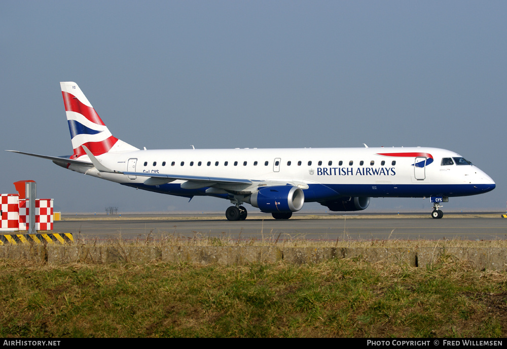 Aircraft Photo of G-LCYS | Embraer 190SR (ERJ-190-100SR) | British Airways | AirHistory.net #171980