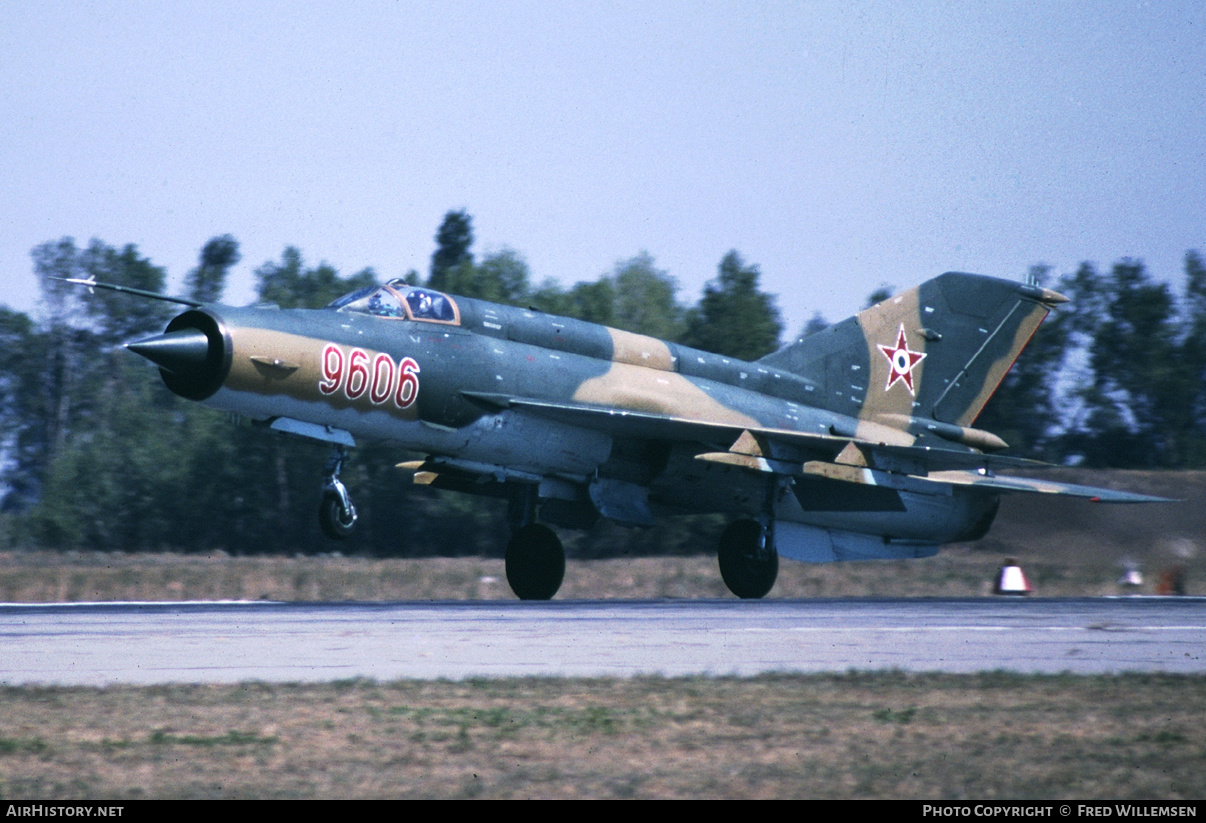Aircraft Photo of 9606 | Mikoyan-Gurevich MiG-21MF | Hungary - Air Force | AirHistory.net #171982