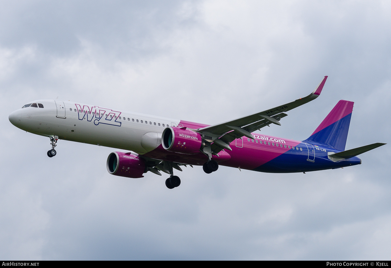 Aircraft Photo of HA-LVB | Airbus A321-271NX | Wizz Air | AirHistory.net #172012