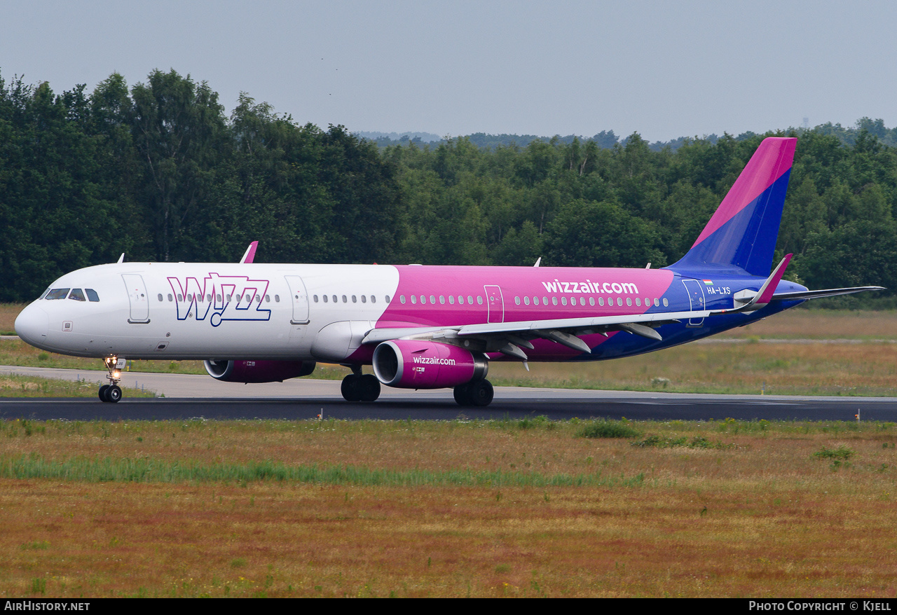 Aircraft Photo of HA-LXS | Airbus A321-231 | Wizz Air | AirHistory.net #172014