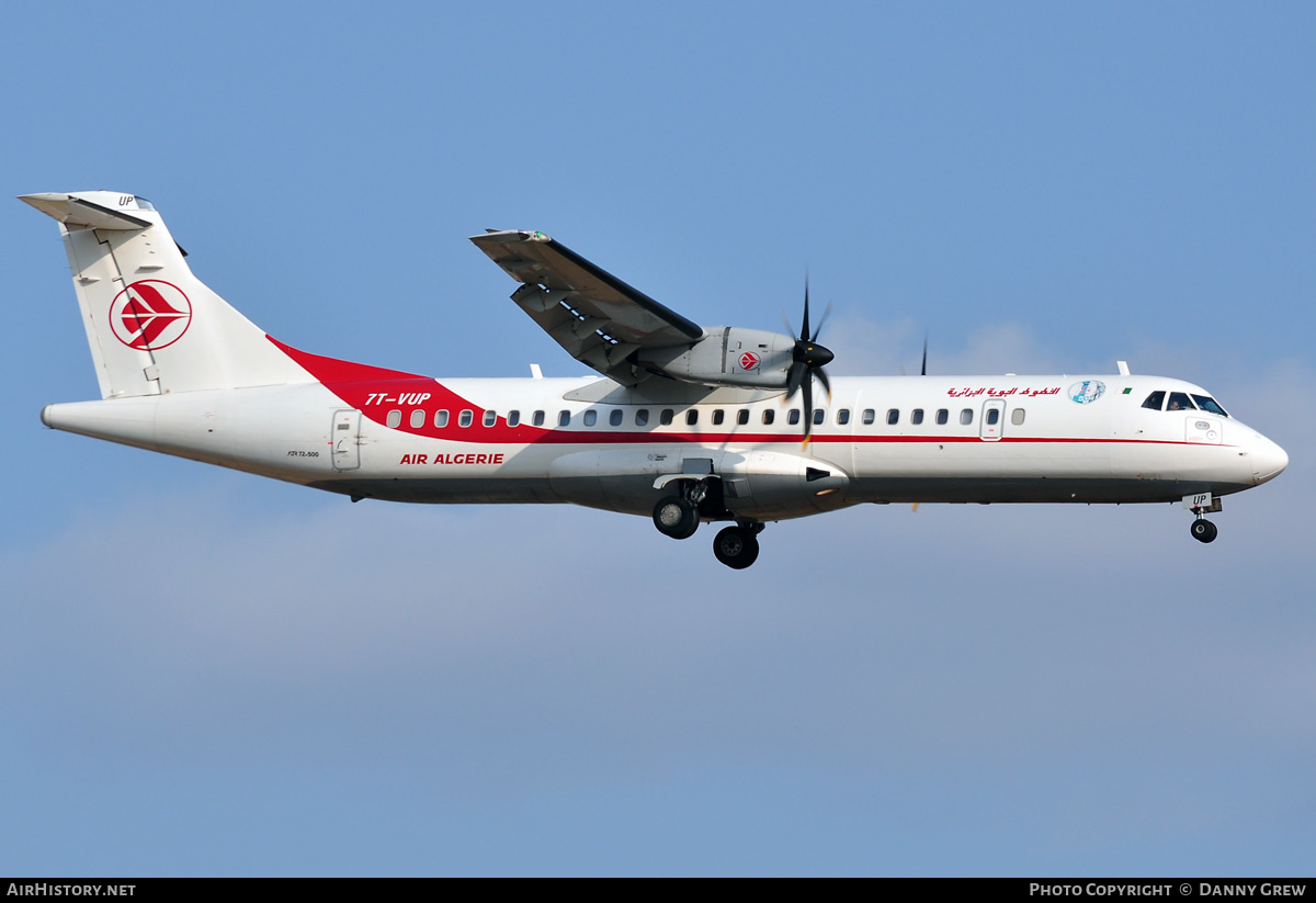 Aircraft Photo of 7T-VUP | ATR ATR-72-500 (ATR-72-212A) | Air Algérie | AirHistory.net #172017