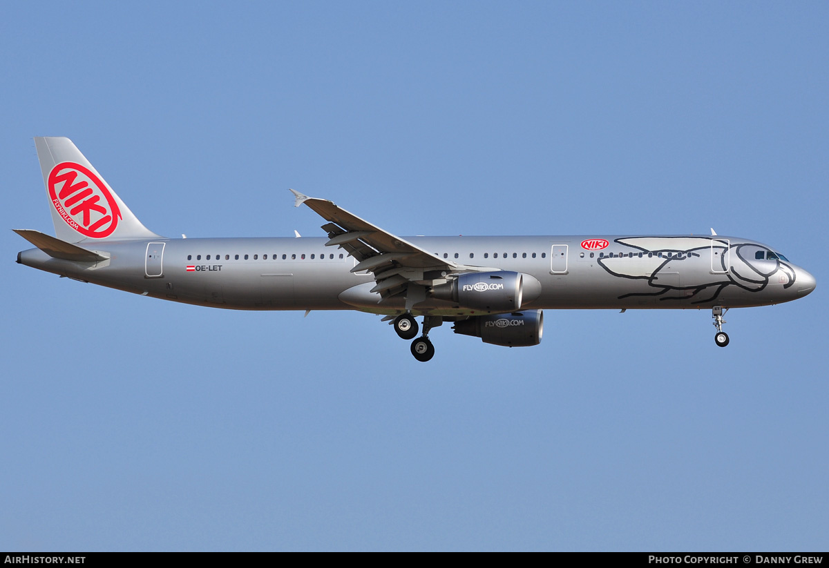 Aircraft Photo of OE-LET | Airbus A321-211 | Niki | AirHistory.net #172021