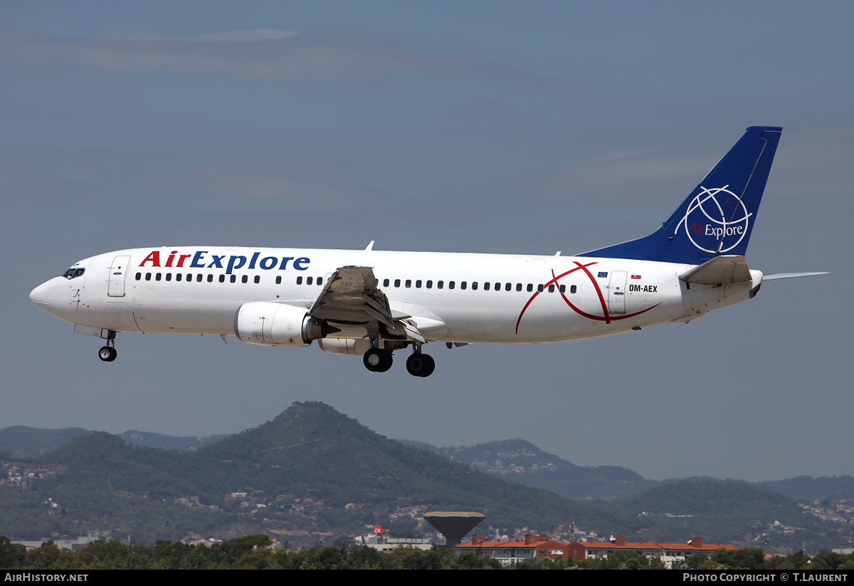 Aircraft Photo of OM-AEX | Boeing 737-4Y0 | AirExplore - Axe | AirHistory.net #172040