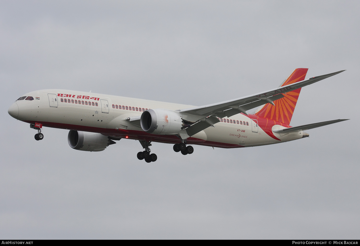 Aircraft Photo of VT-ANB | Boeing 787-8 Dreamliner | Air India | AirHistory.net #172046