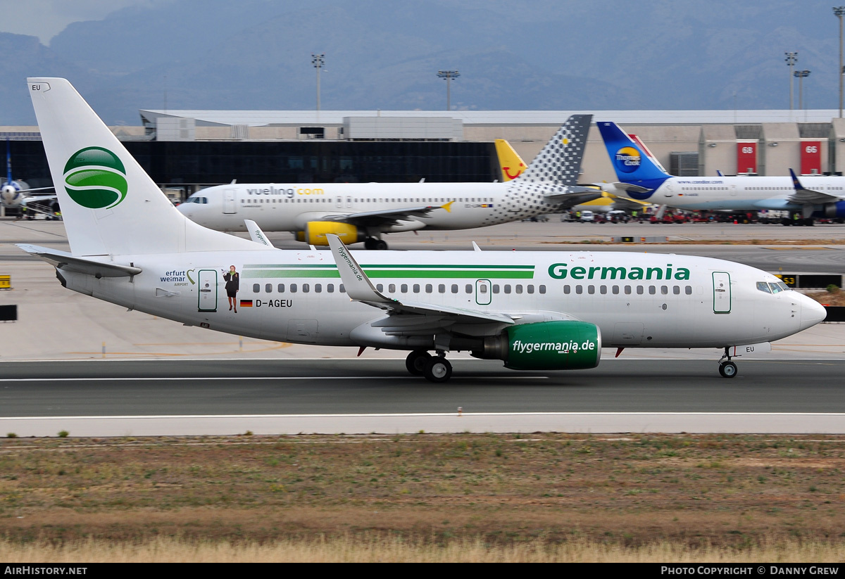 Aircraft Photo of D-AGEU | Boeing 737-75B | Germania | AirHistory.net #172066