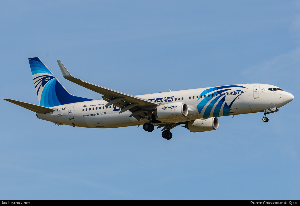 Aircraft Photo of SU-GEJ | Boeing 737-800 | EgyptAir | AirHistory.net #172078
