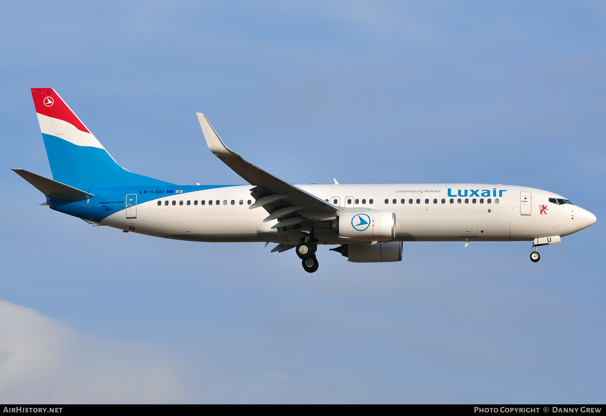 Aircraft Photo of LX-LGU | Boeing 737-8C9 | Luxair | AirHistory.net #172151