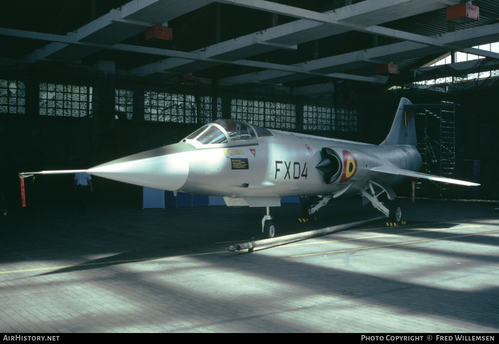 Aircraft Photo of FX04 | Lockheed F-104G Starfighter | Belgium - Air Force | AirHistory.net #172193