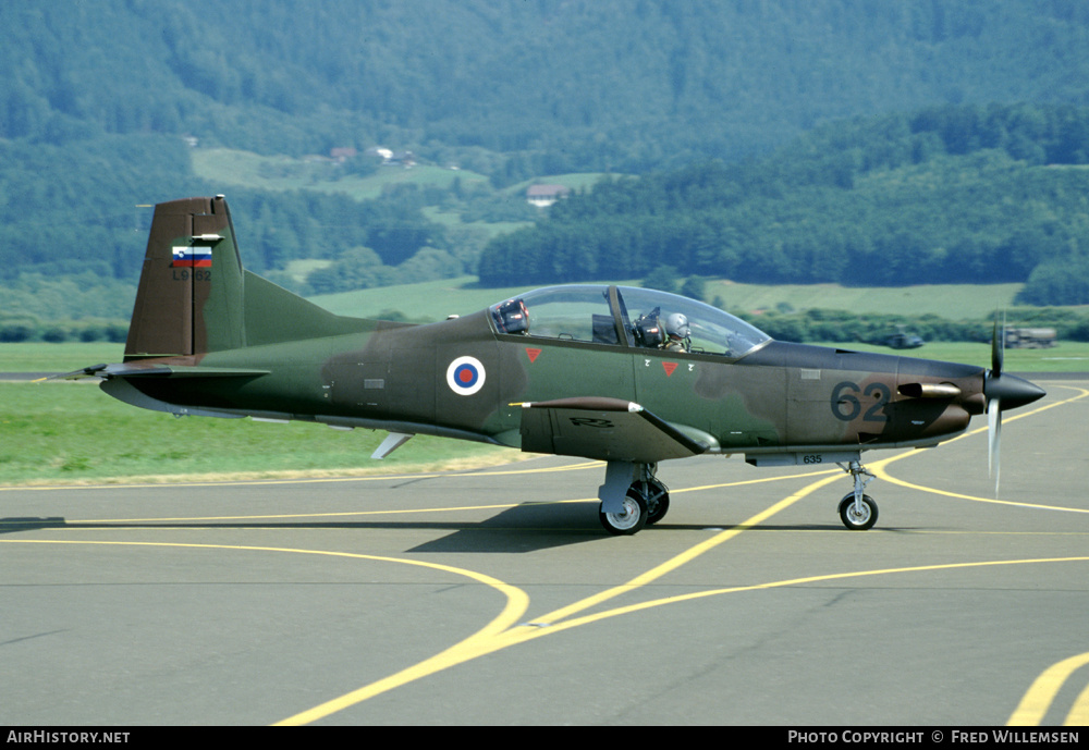 Aircraft Photo of L9-62 | Pilatus PC-9M Hudournik | Slovenia - Air Force | AirHistory.net #172204