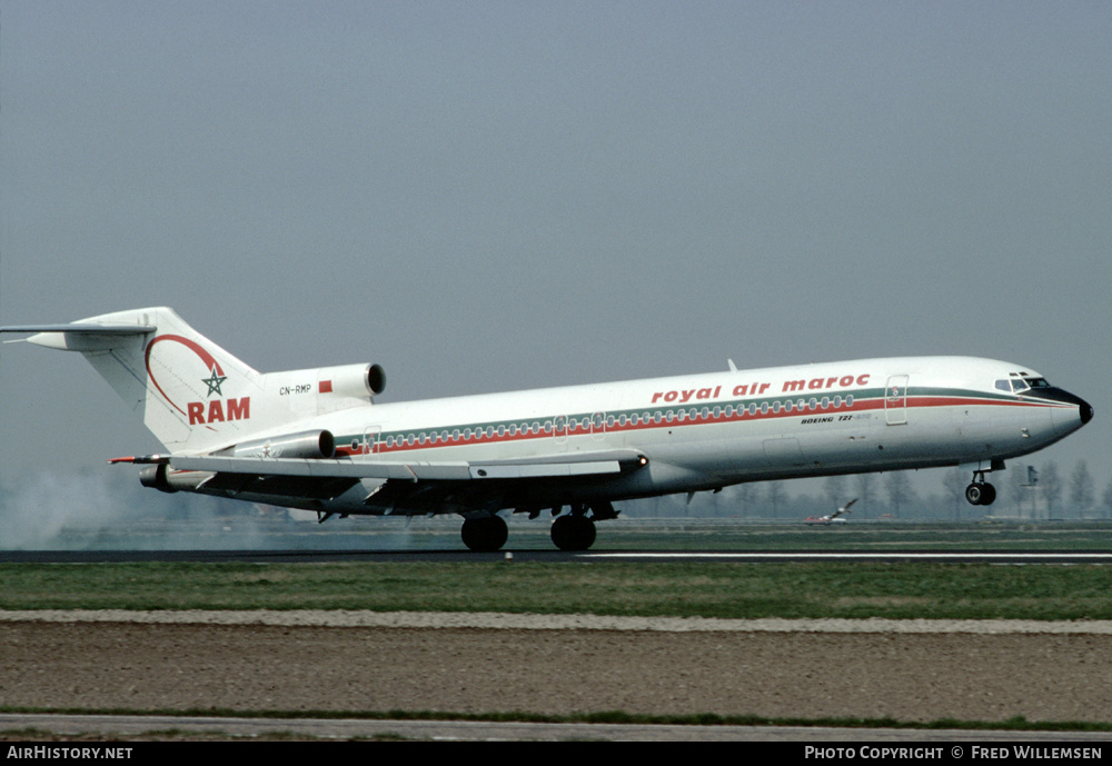 Aircraft Photo of CN-RMP | Boeing 727-2B6/Adv | Royal Air Maroc - RAM | AirHistory.net #172223