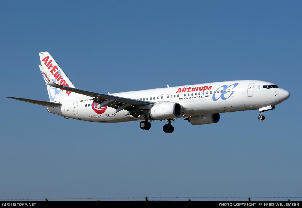 Aircraft Photo of EC-LPR | Boeing 737-85P | Air Europa | AirHistory.net #172224