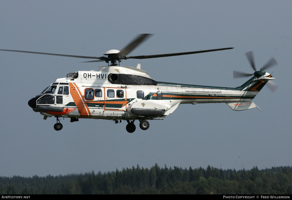 Aircraft Photo of OH-HVI | Aerospatiale AS-332L1 Super Puma | Rajavartiolaitos - Finnish Border Guard | AirHistory.net #172226