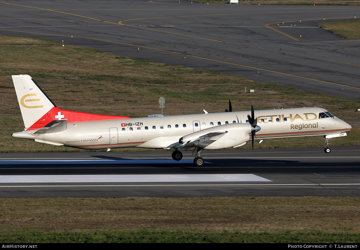 Aircraft Photo of HB-IZH | Saab 2000 | Etihad Regional | AirHistory.net #172232