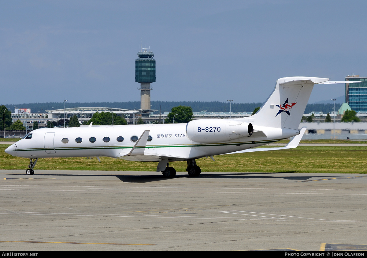 Aircraft Photo of B-8270 | Gulfstream Aerospace G-V-SP Gulfstream G550 | Star Jet | AirHistory.net #172240