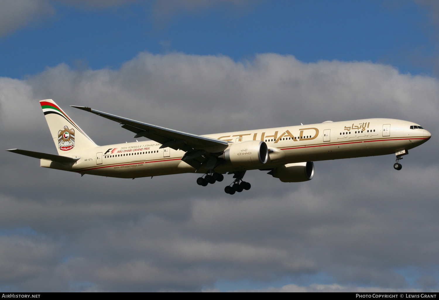 Aircraft Photo of A6-ETL | Boeing 777-3FX/ER | Etihad Airways | AirHistory.net #172282