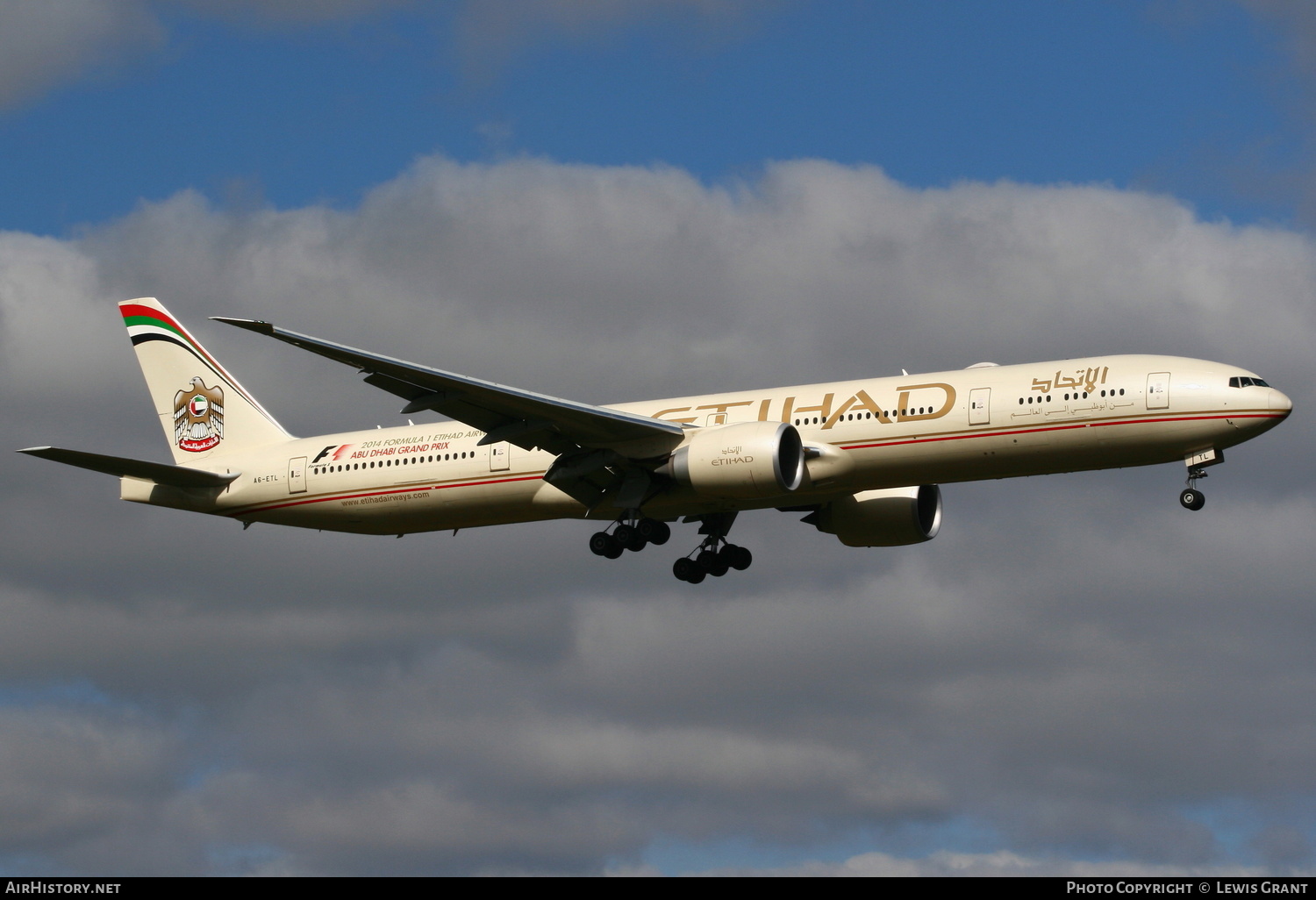 Aircraft Photo of A6-ETL | Boeing 777-3FX/ER | Etihad Airways | AirHistory.net #172282