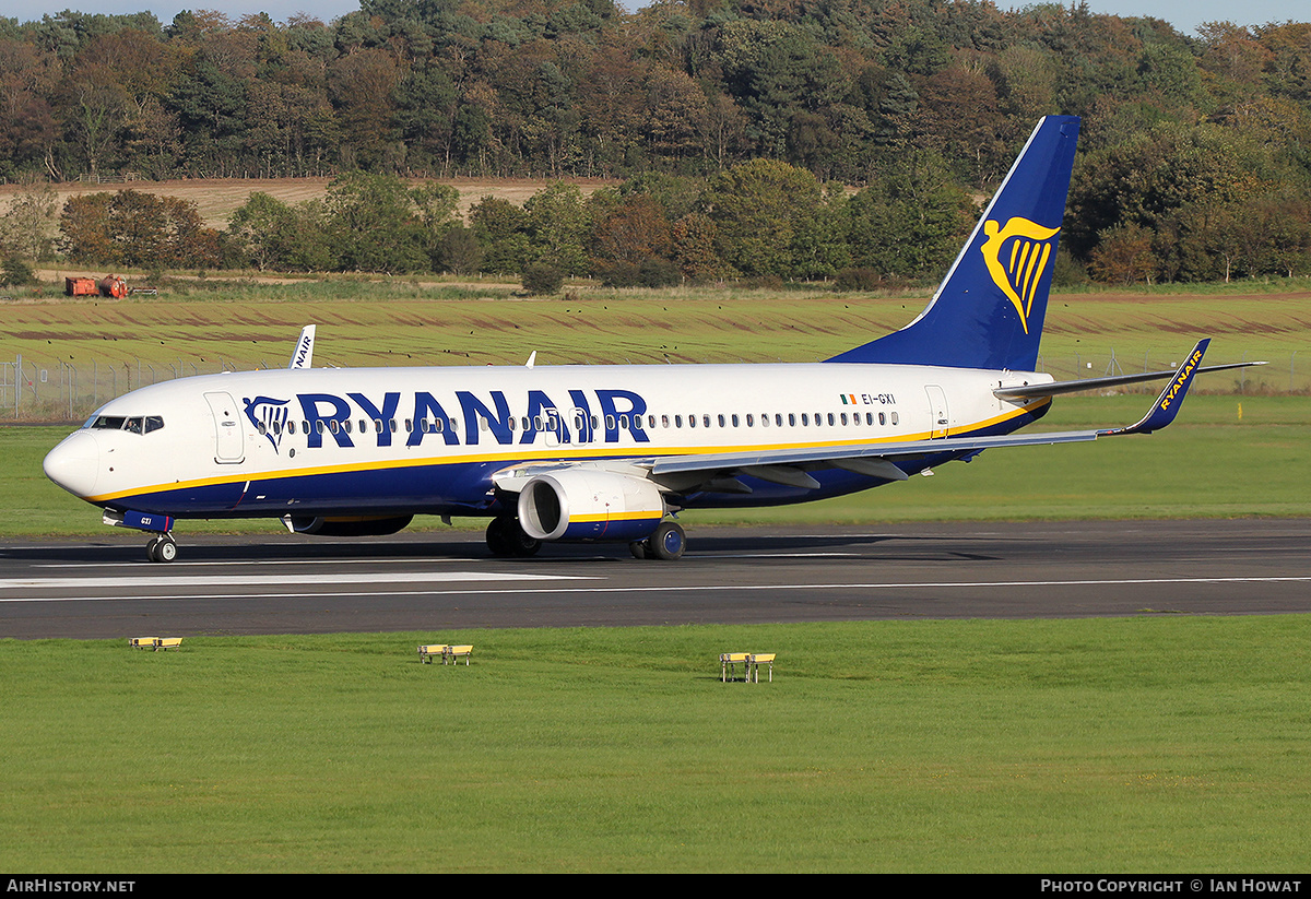 Aircraft Photo of EI-GXI | Boeing 737-800 | Ryanair | AirHistory.net #172295