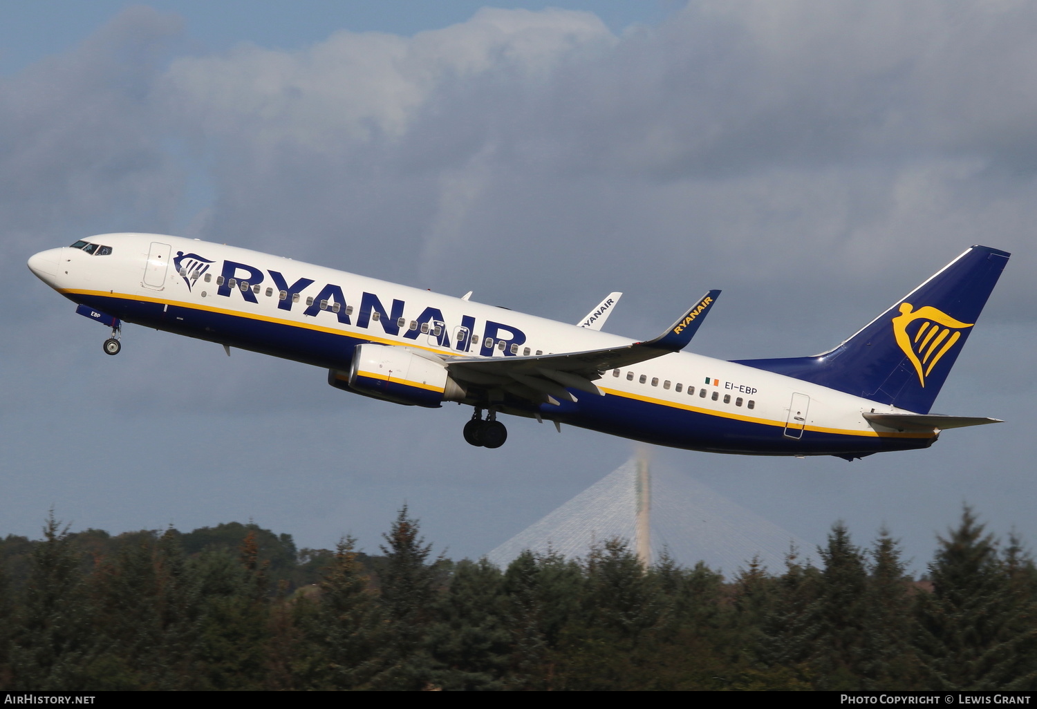 Aircraft Photo of EI-EBP | Boeing 737-8AS | Ryanair | AirHistory.net #172298