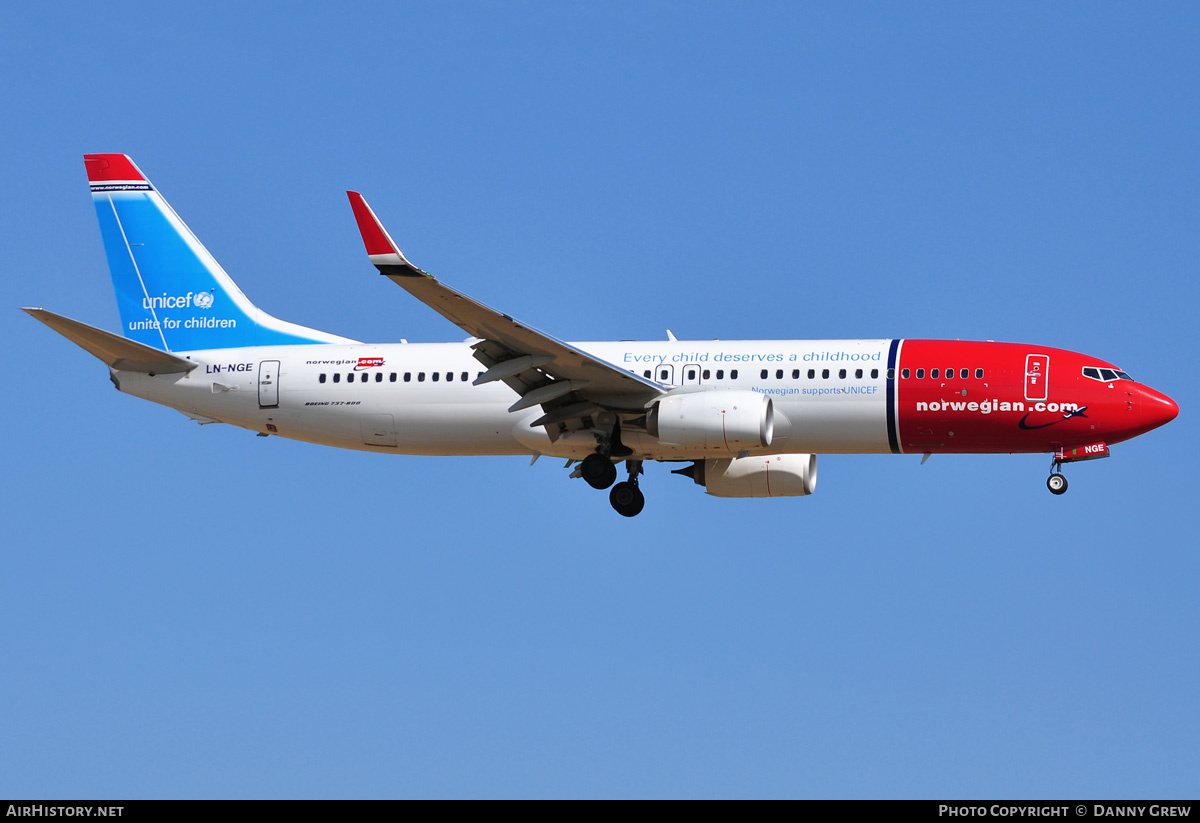 Aircraft Photo of LN-NGE | Boeing 737-8JP | Norwegian | AirHistory.net #172359