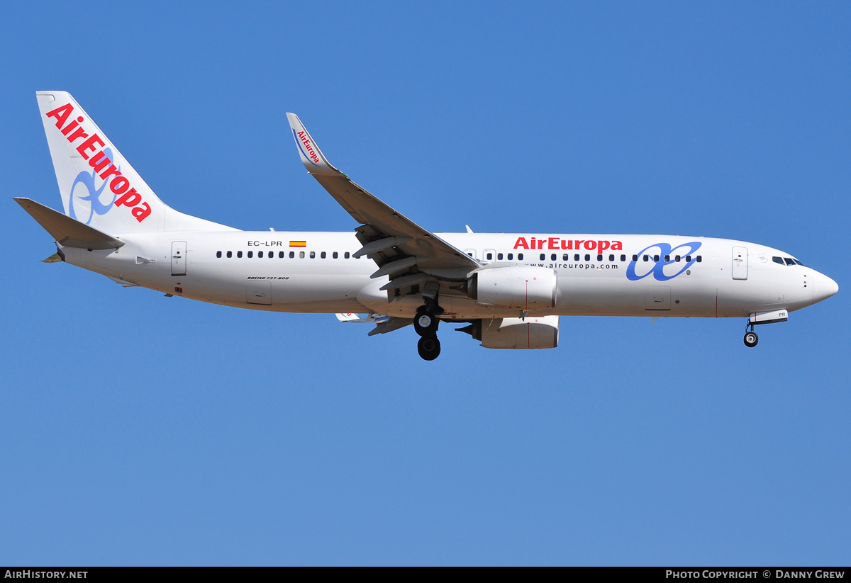 Aircraft Photo of EC-LPR | Boeing 737-85P | Air Europa | AirHistory.net #172382