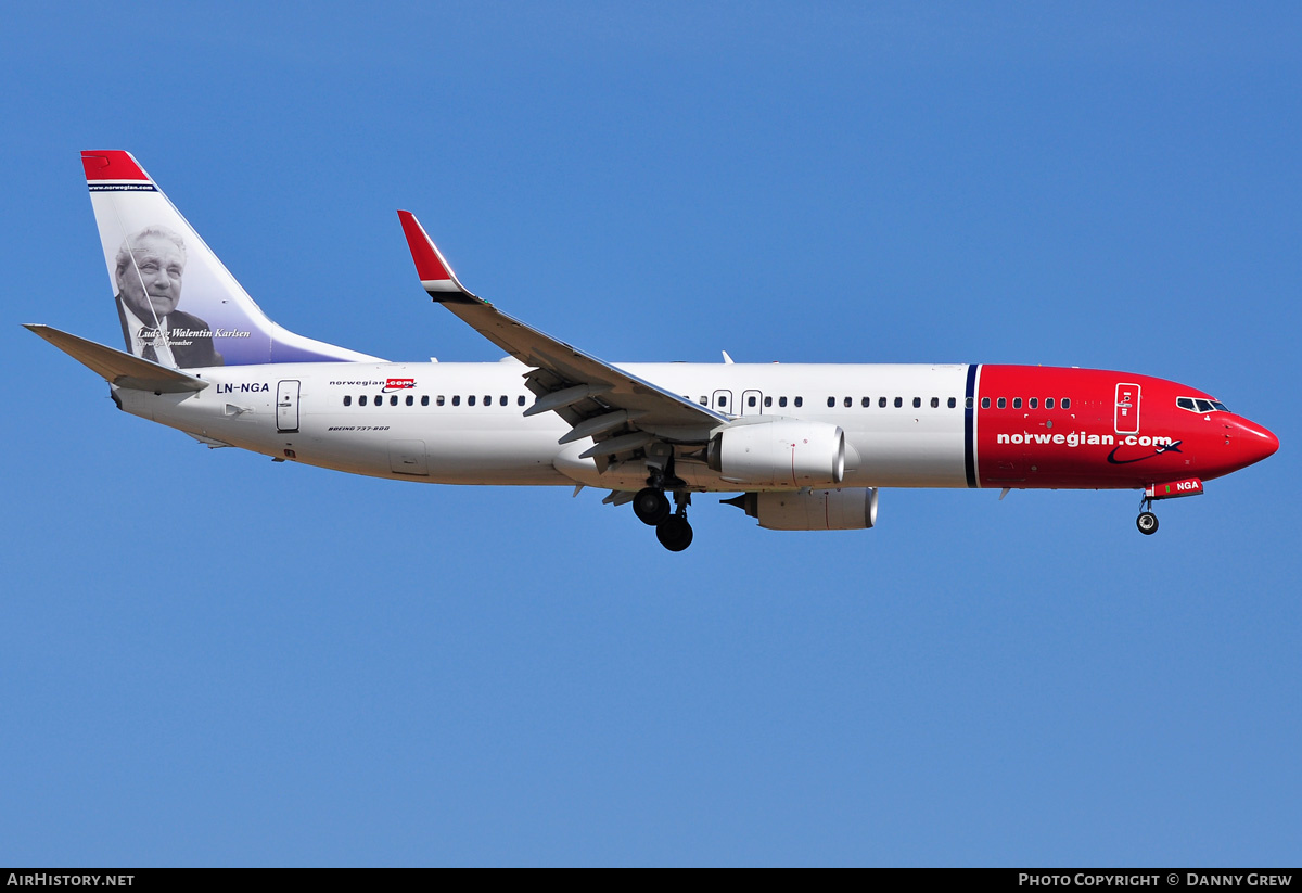 Aircraft Photo of LN-NGA | Boeing 737-8JP | Norwegian | AirHistory.net #172391
