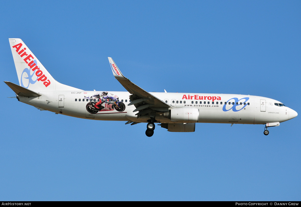 Aircraft Photo of EC-JNF | Boeing 737-85P | Air Europa | AirHistory.net #172406