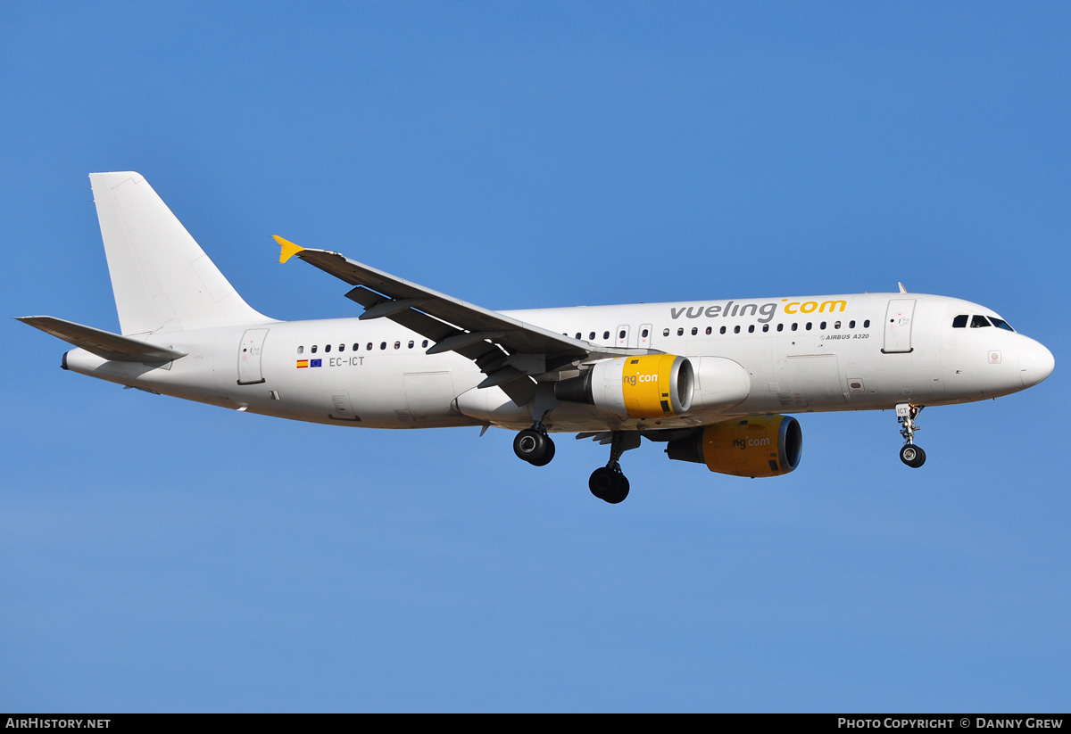 Aircraft Photo of EC-ICT | Airbus A320-211 | Vueling Airlines | AirHistory.net #172408