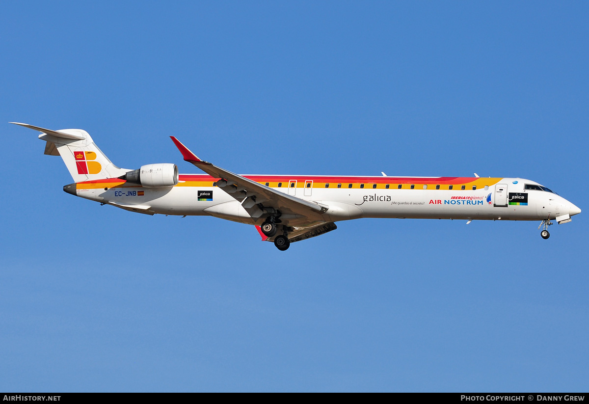 Aircraft Photo of EC-JNB | Bombardier CRJ-900 (CL-600-2D24) | Iberia Regional | AirHistory.net #172418