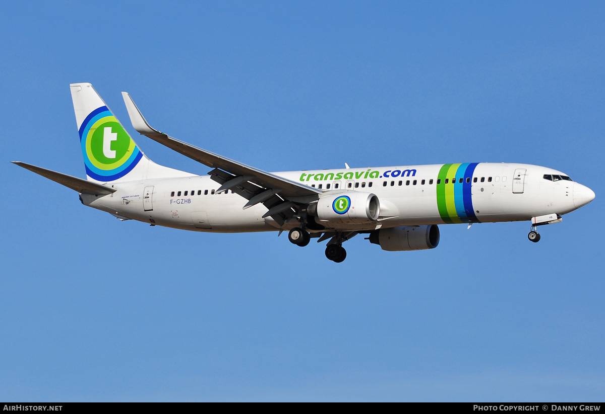 Aircraft Photo of F-GZHB | Boeing 737-8GJ | Transavia | AirHistory.net #172420