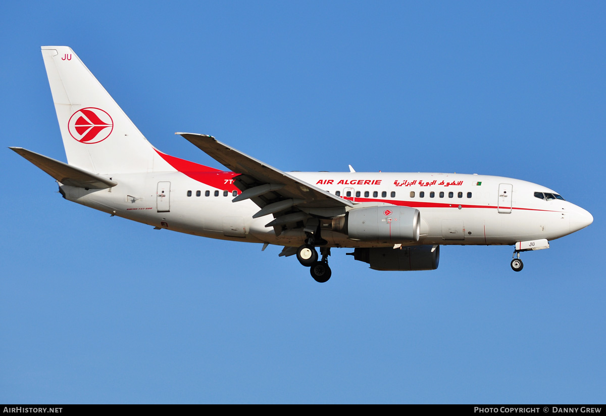 Aircraft Photo of 7T-VJU | Boeing 737-6D6 | Air Algérie | AirHistory.net #172423