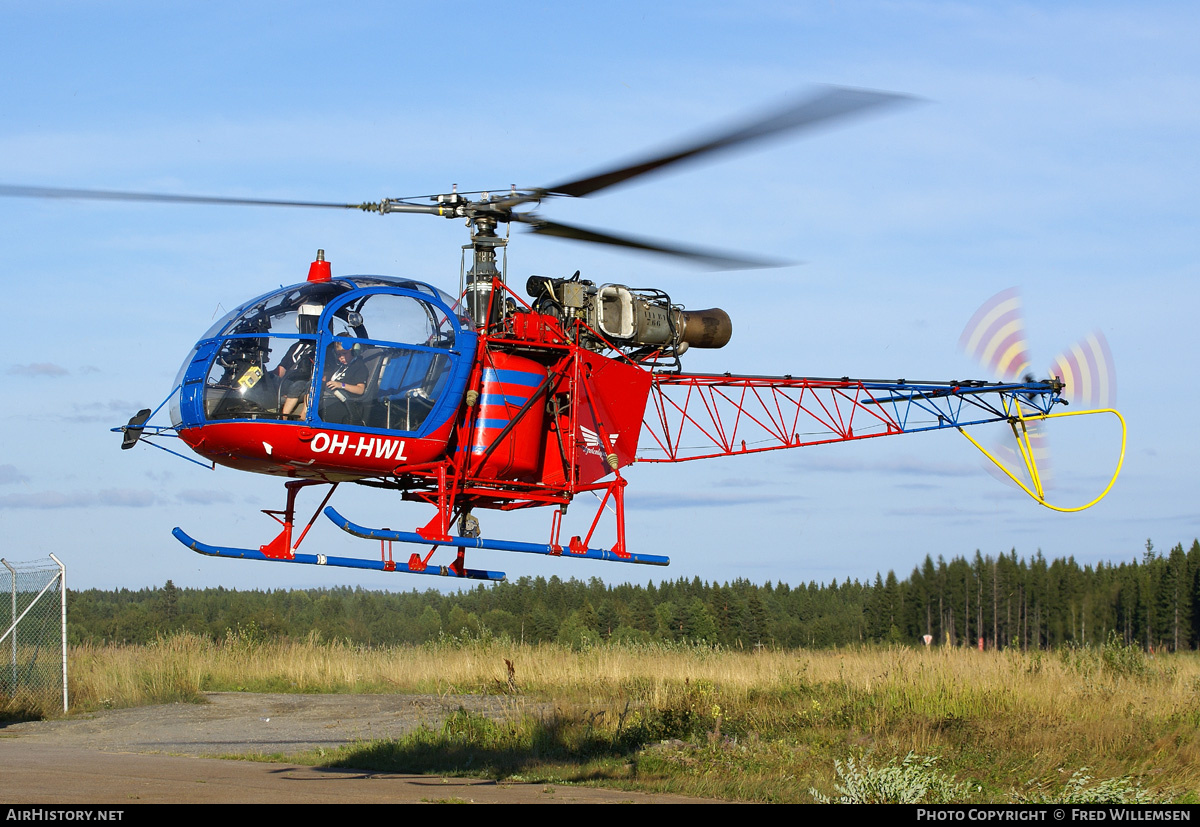 Aircraft Photo of OH-HWL | Aerospatiale SA-315B Lama | Agrolentopalvelu - Agro Flight Service | AirHistory.net #172441