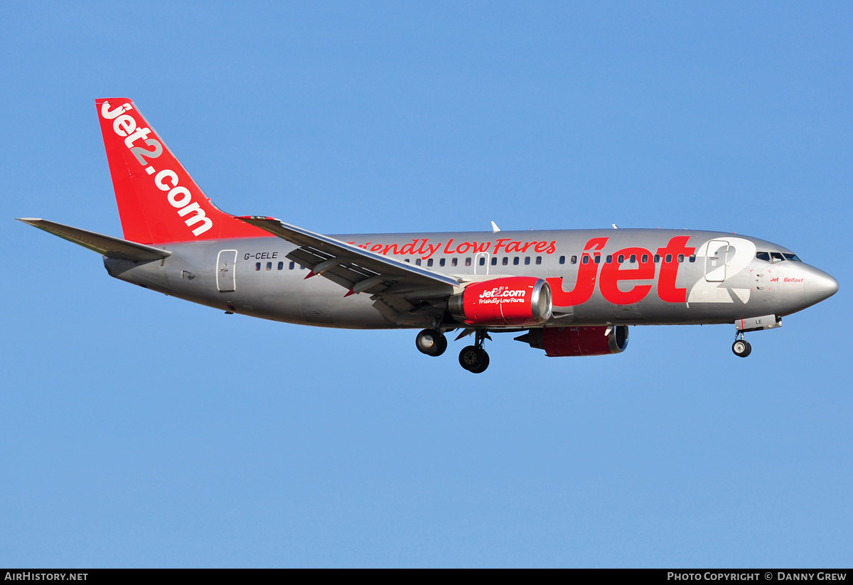 Aircraft Photo of G-CELE | Boeing 737-33A | Jet2 | AirHistory.net #172444