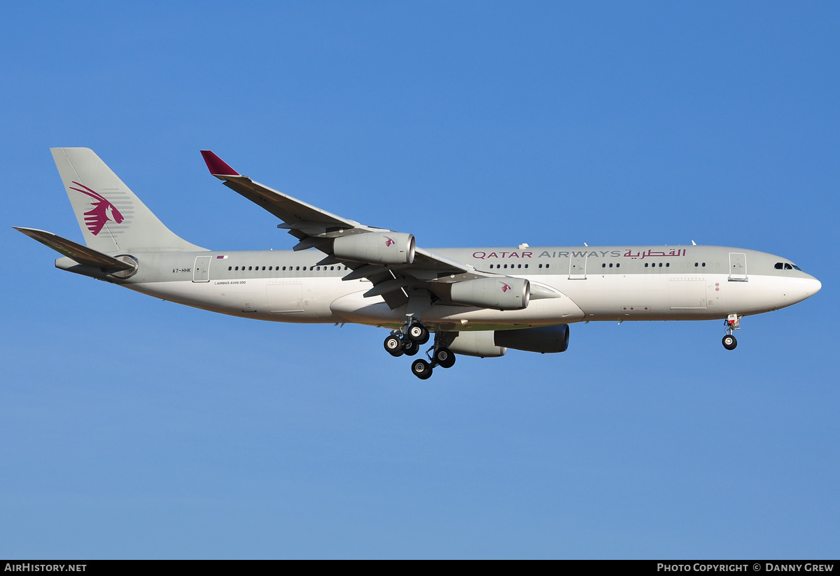 Aircraft Photo of A7-HHK | Airbus A340-211 | Qatar Airways | AirHistory.net #172445