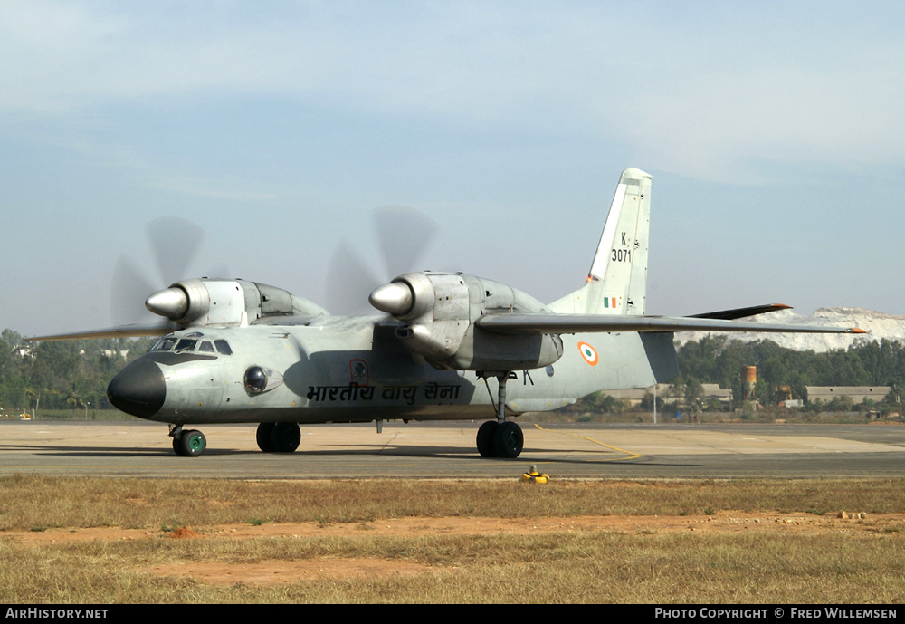 Aircraft Photo of K3071 | Antonov An-32 | India - Air Force | AirHistory.net #172461