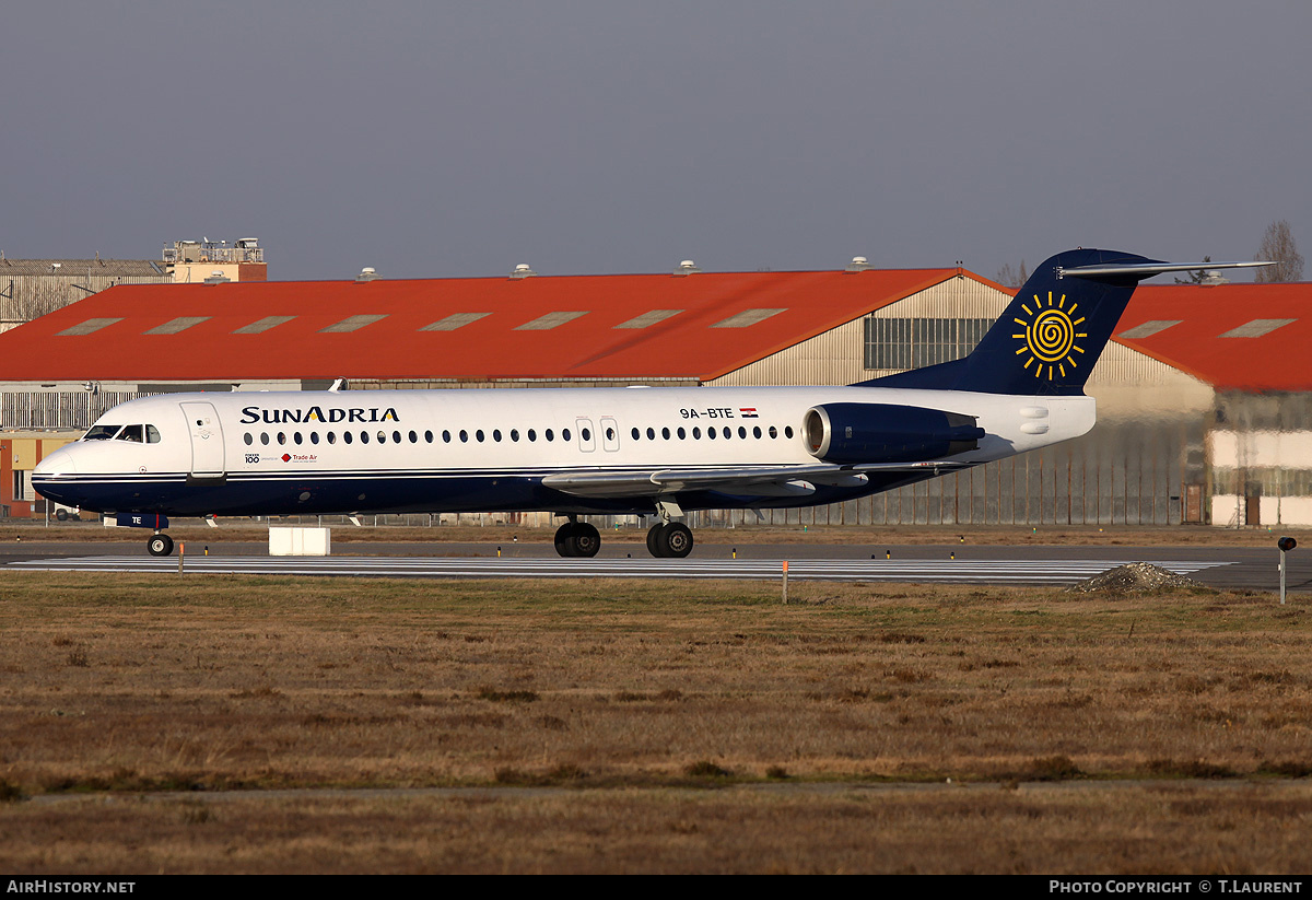 Aircraft Photo of 9A-BTE | Fokker 100 (F28-0100) | SunAdria Airlines | AirHistory.net #172470