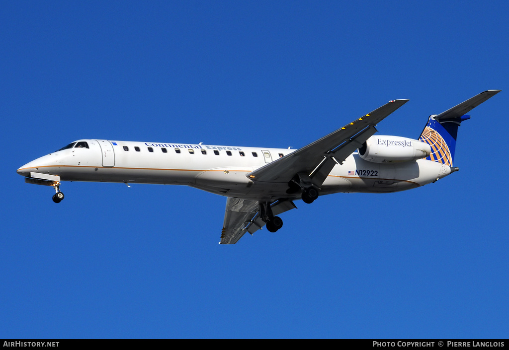 Aircraft Photo of N12922 | Embraer ERJ-145LR (EMB-145LR) | Continental Express | AirHistory.net #172487