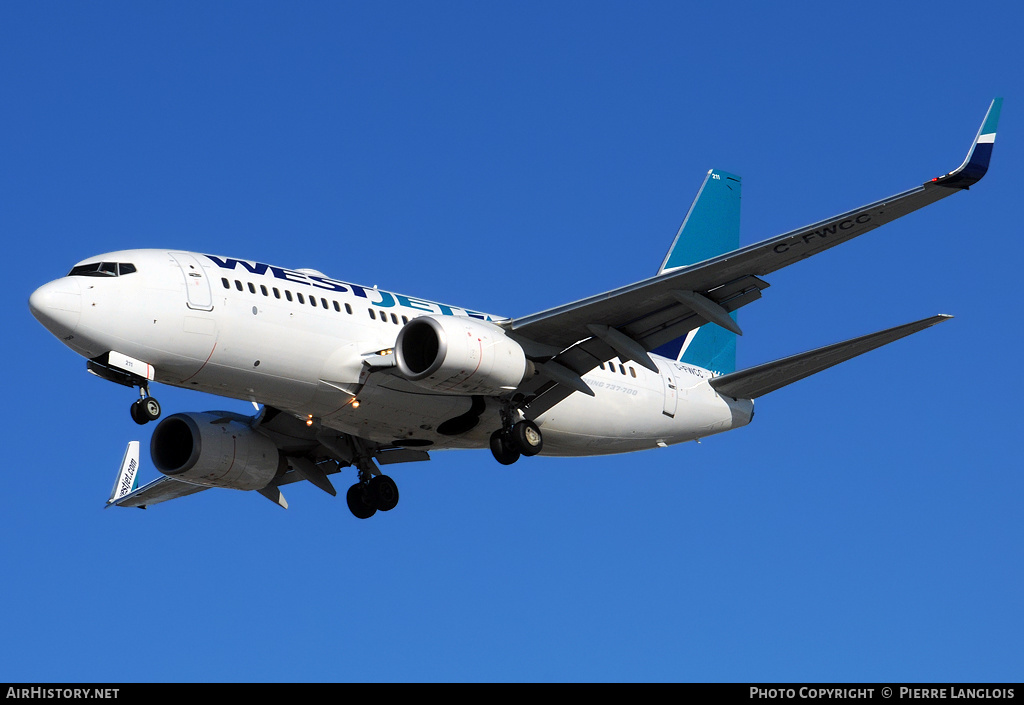 Aircraft Photo of C-FWCC | Boeing 737-7CT | WestJet | AirHistory.net #172488